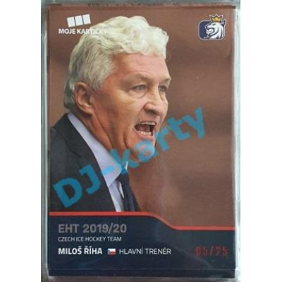 2020 MK reprezentace Miloš Říha EHT #86 05/25 Red