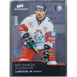 2020 MK reprezentace Lukáš Klok RC EHT #14 Blue Promo