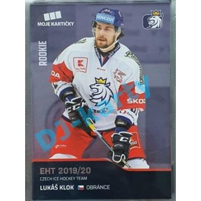 2020 MK reprezentace Lukáš Klok RC EHT #14 Blue Promo