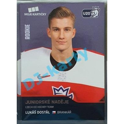 2020 MK reprezentace Lukáš Dostál RC juniorské naděje #80 Blue Promo