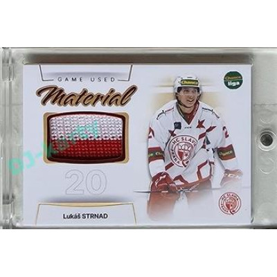 2023/24 Goal cards Chance Liga 1. série #GUM-20 Lukáš Strnad Game Used Material 12/30
