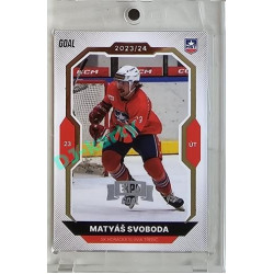 2023/24 Goal cards Chance Liga 2. série #240 Matyáš Svoboda Expo Silver 1of7