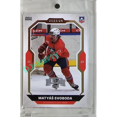 2023/24 Goal cards Chance Liga 2. série #240 Matyáš Svoboda Expo Silver 1of7