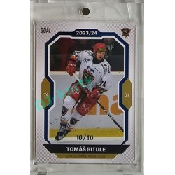 2023/24 Goal cards Chance Liga 2. série #252 Tomáš Pitule Blue 10/10