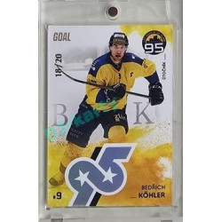 2024 Goal Cards 95. VÝROČÍ ZLÍNSKÉHO HOKEJE #ZL17 Bedřich Köhler Parallel xx/20