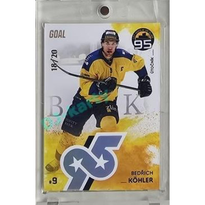 2024 Goal Cards 95. VÝROČÍ ZLÍNSKÉHO HOKEJE #ZL17 Bedřich Köhler Parallel xx/20