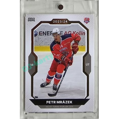 2023/24 Goal cards Chance Liga 1. série #065 Petr Mrázek Gold 1of20
