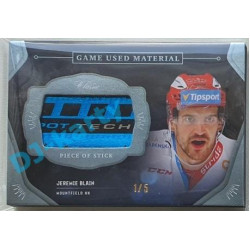 2020/21 OFS 2. série Jeremie Blain #GUM-JBL 1/5 Game Used Material Black Cut