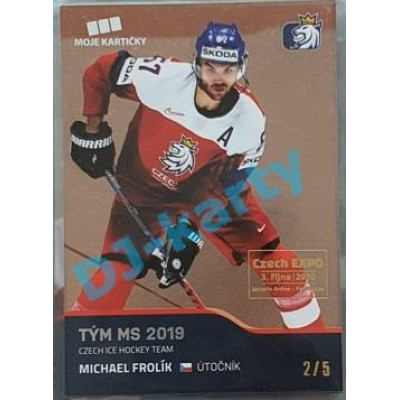 2020 MK reprezentace Michal Frolík #64 2/5 Red Czech Expo