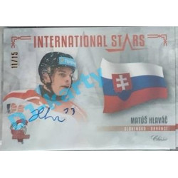 2020/21 OFS 1. série Matúš Hlaváč #IS-MHL 11/15 International Stars Signature