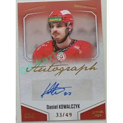 2022/23 Goal Cards Chance Liga 1. série #A-56 Daniel Kowalczyk Autograph 33/49
