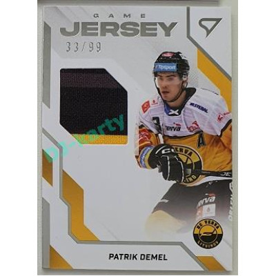 2022/23 Sportzoo ELH 2. série #GJ-PD Patrik Demel Game Jersey 33/99