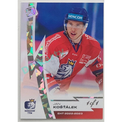 2023 MK reprezentace #10 Jan Košťálek Diamond parallel 1/1