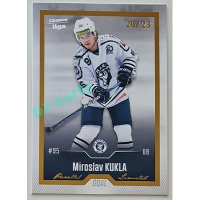 2022/23 Goal Cards Chance Liga Update #460 Miroslav Kukla Gold xx/23