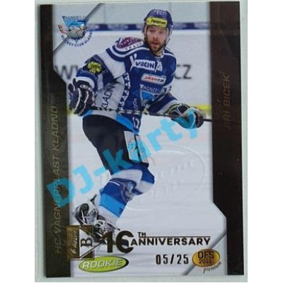 2020/21 OFS 2. série Jiří Bicek #85 05/25 Buyback Embosed GOLD
