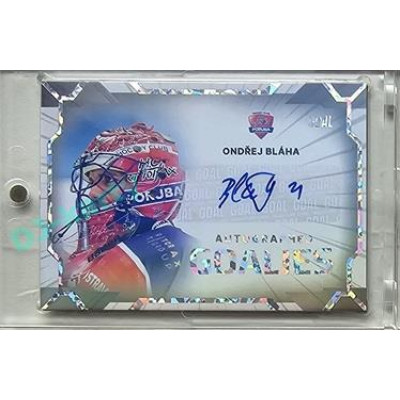2023/24 Goal cards Chance Liga 2. série #AG-10 Ondřej Bláha Goalies Autograph xx/25