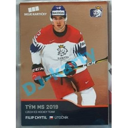 2020 MK reprezentace Filip Chytil Tým MS 2019 #65 Red Promo