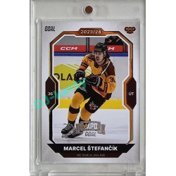 2023/24 Goal cards Chance Liga 2. série #290 Marcel Štefančík Expo Perleť 1of7