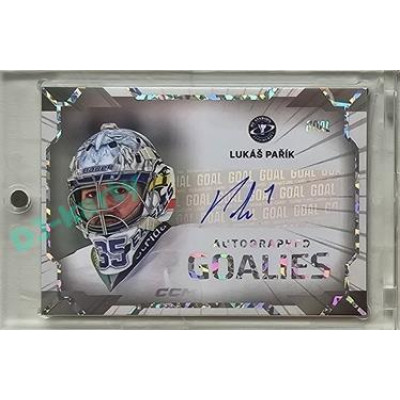 2023/24 Goal cards Chance Liga 2. série #AG-13 Lukáš Pařík Goalies Autograph xx/25