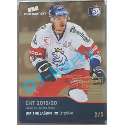 2020 MK reprezentace Dmitrij Jaškin #12 2/5 Gold Czech Expo