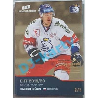 2020 MK reprezentace Dmitrij Jaškin #12 2/5 Gold Czech Expo