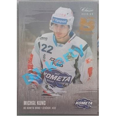2019/20 OFS Michal Kunc #367 xx/12 Silver Rainbow Expo Pard.