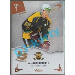 2019/20 OFS Chance liga Jan Klodner #300 1/1 Leather paralel Expo Pard.