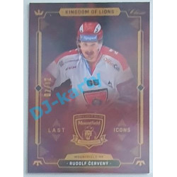2021 OFS Kingdom of Lions Rudolf Červený #LI-5 07/12 Last Icons Rainbow
