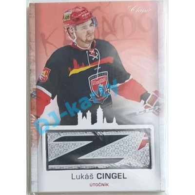 2017 OFS Mountfield Cup Lukáš Cingel #12 2/9 Game Used Stick