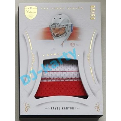 2021/22 OFS The Final Series Pavel Kantor #JER-PK 05/20 Game Used Jersey Gold