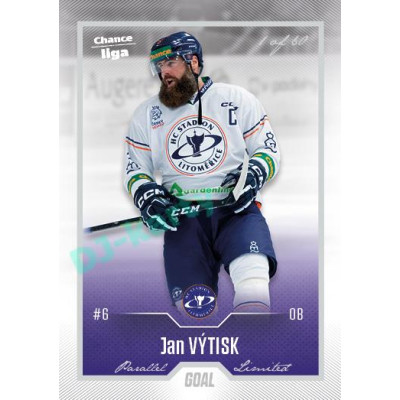 2022/23 Goal Cards Chance Liga 1. série #060 Jan Výtisk Silver 1 of 60