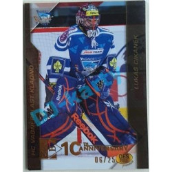 2020/21 OFS 2. série Lukáš Cikánek #73 06/25 Buyback Embosed GOLD