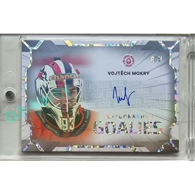 2023/24 Goal cards Chance Liga 2. série #AG-20 Vojtěch Mokry Goalies Autograph xx/25