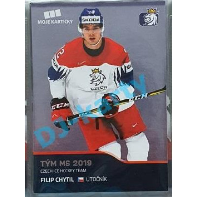 2020 MK reprezentace Filip Chytil Tým MS 2019 #65 Blue Promo