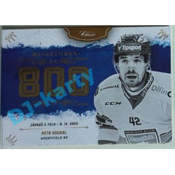 2020/21 OFS 2. série Petr Koukal #MS-PKO Milestones GOLD /99