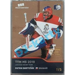 2020 MK reprezentace Patrik Bartošák #47 1/5 Red Czech Expo