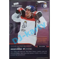 2020 MK reprezentace Jakub Vrána #99 2/5 Blue Czech Expo