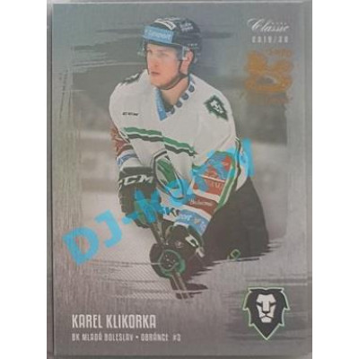 2019/20 OFS Karel Klikorka #393 xx/12 Silver Rainbow Expo Pard.