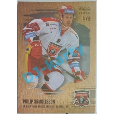 2019/20 OFS Philip Samuelsson #74 4/9 Gold Rainbow