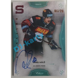 2021/22 OFS The Final Series Ondřej Mikliš #368 06/20 Bonus Signature Rainbow