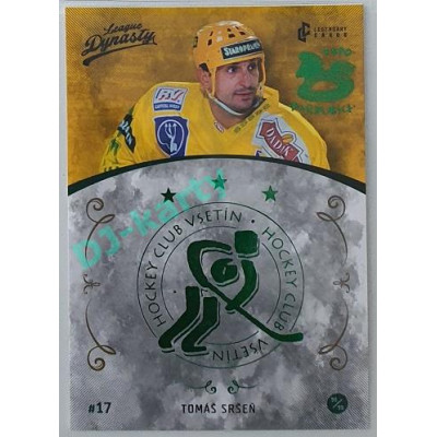 2021 Legendary Cards League Dynasty Vsetín #125 Tomáš Sršeň x/6 EXPO Pardubice