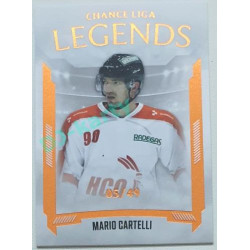 2022/23 Goal Cards Chance Liga 1. série #LL-4 Mario Cartelli Legends Parallel 05/49