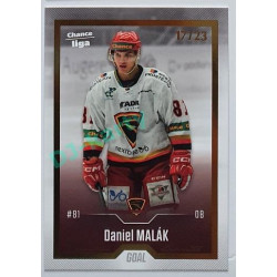 2022/23 Goal Cards Chance Liga 1. série #049 Daniel Malák Gold 17/23