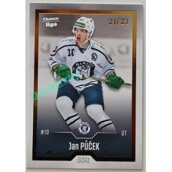 2022/23 Goal Cards Chance Liga Update #462 Jan Půček Gold xx/23