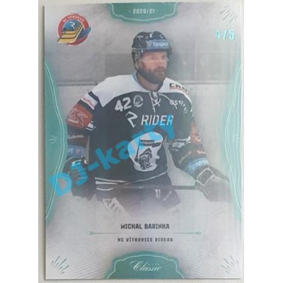 2020/21 OFS 1. série Michal Barinka #97 4/5 Blue Neon