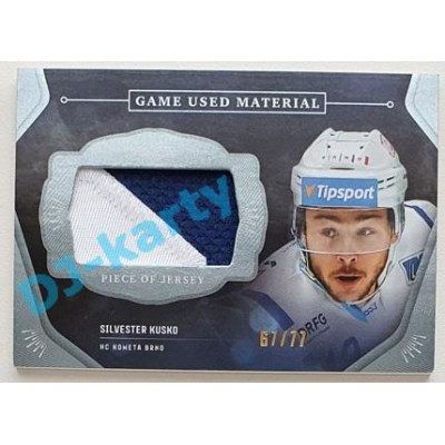 2020/21 OFS 2. série Silvester Kusko #GUM-SKU 67/77 Game Used Material