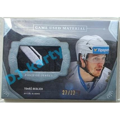 2020/21 OFS 2. série Tomáš Redlich #GUM-TRE 27/77 Game Used Material