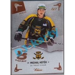 2019/20 OFS Chance liga Michal Hotěk #293 1/1 Leather paralel Expo Pard.
