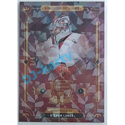2021 OFS Kingdom of Lions Štěpán Lukeš #B01 2/6 Cracked Ice