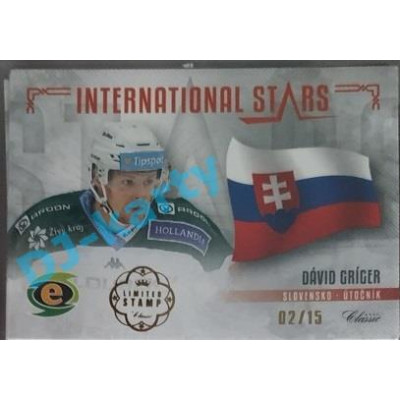 2019/20 OFS Dávid Gríger #IS-DGÍ 02/15 International Stars Limited Stamp